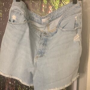 LOFT Sky Blue Jean Shorts